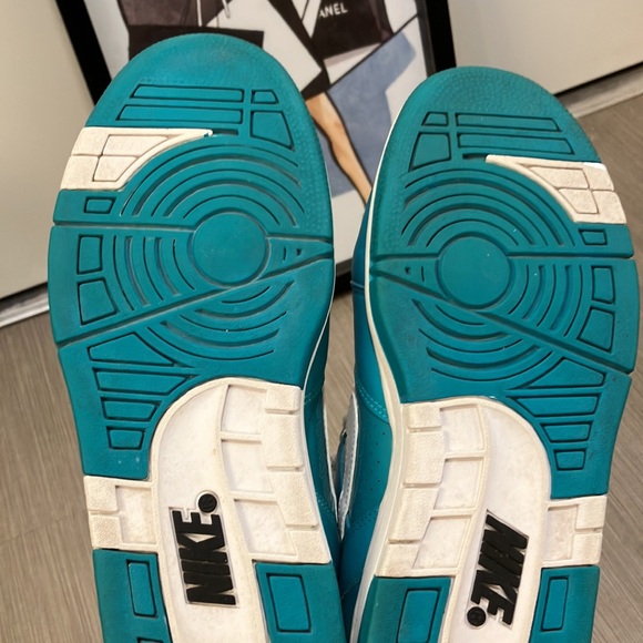 Nike Supreme x Air Force 2 Low Teal sneakers in teal green color Size 10.5 - Picture 11 of 12